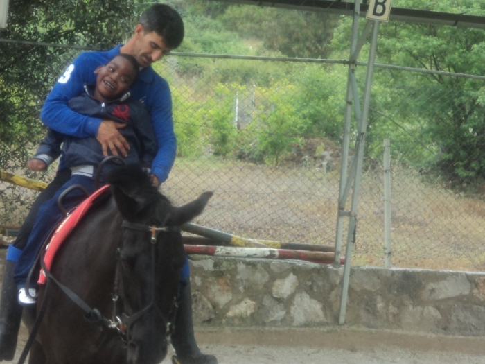 Jayden´s Hippoterapy at Dolphin Therapy Center in Marmaris